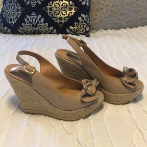 Steve Madden Patent Leather Wedges